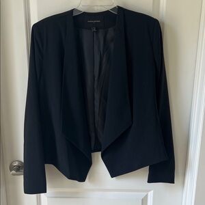 Banana Republic Classic Black Draped Blazer